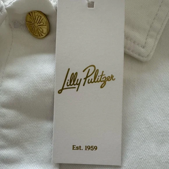 Lilly Pulitzer Denim Jean Jacket - L/ L